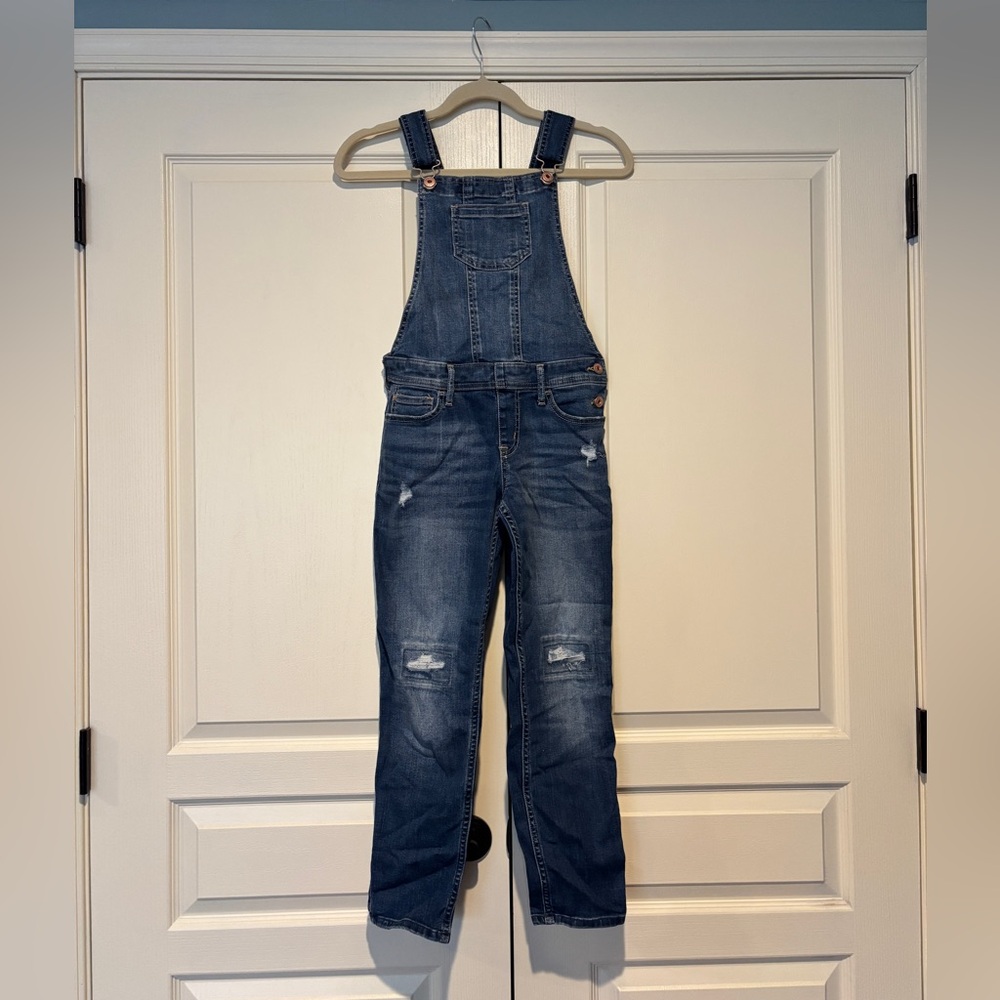 Abercrombie Kids Denim Overalls - Blue